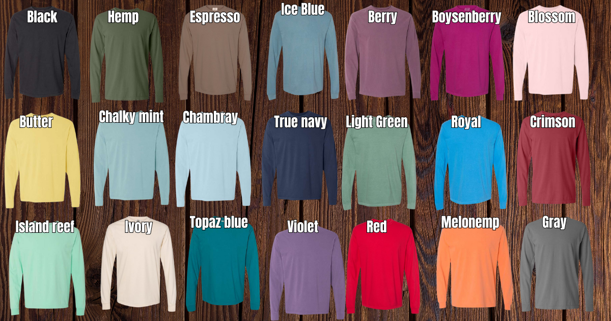 Monogramed Comfort Colors Shirt Embroidered