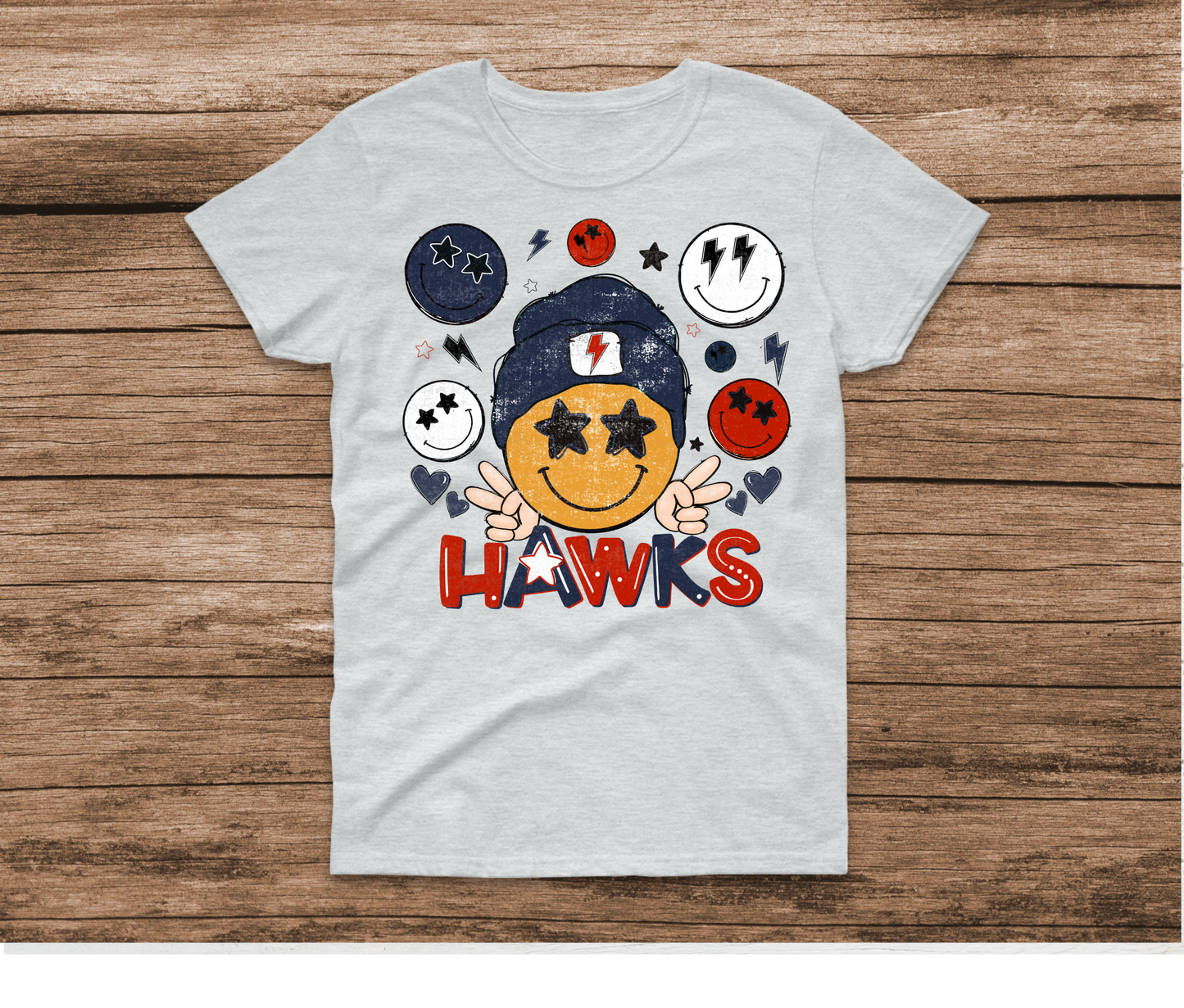 Hawk Smiley Peace Shirt