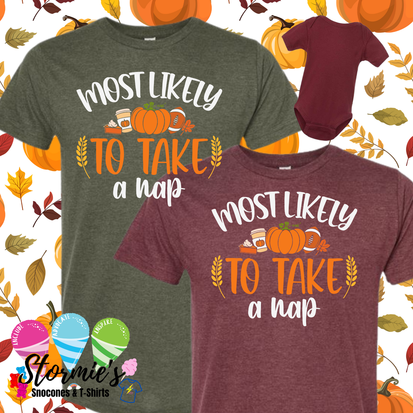 Thanksgiving Group Shirts - Most Likely To - Take a Nap