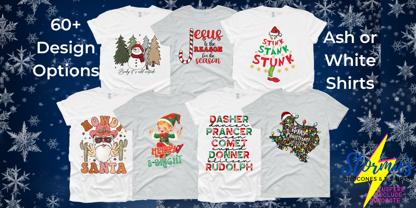 December Dress Up Days No Fuss 7 Shirt Pack 60+ Design Options