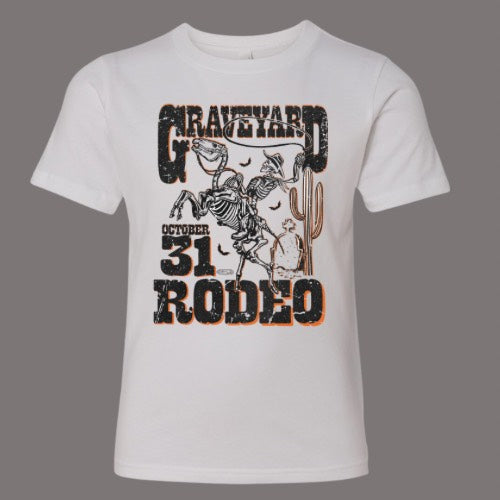 Graveyard Rodeo Comfort Colors White Shirt