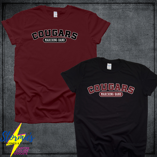 Munford Cougars Band Arched Shirt