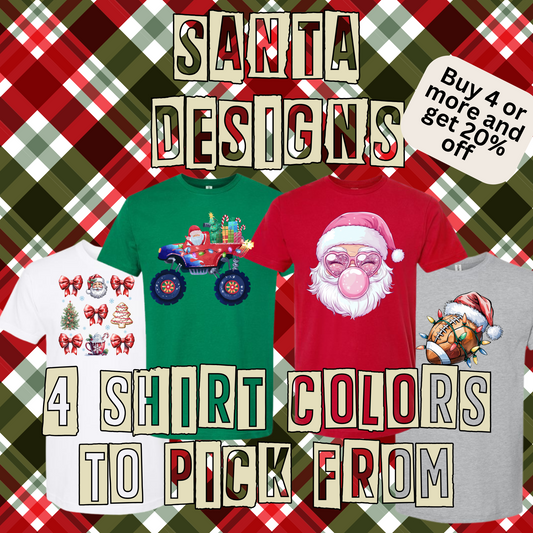 Santa Spirit Days Shirts - 12+ Options