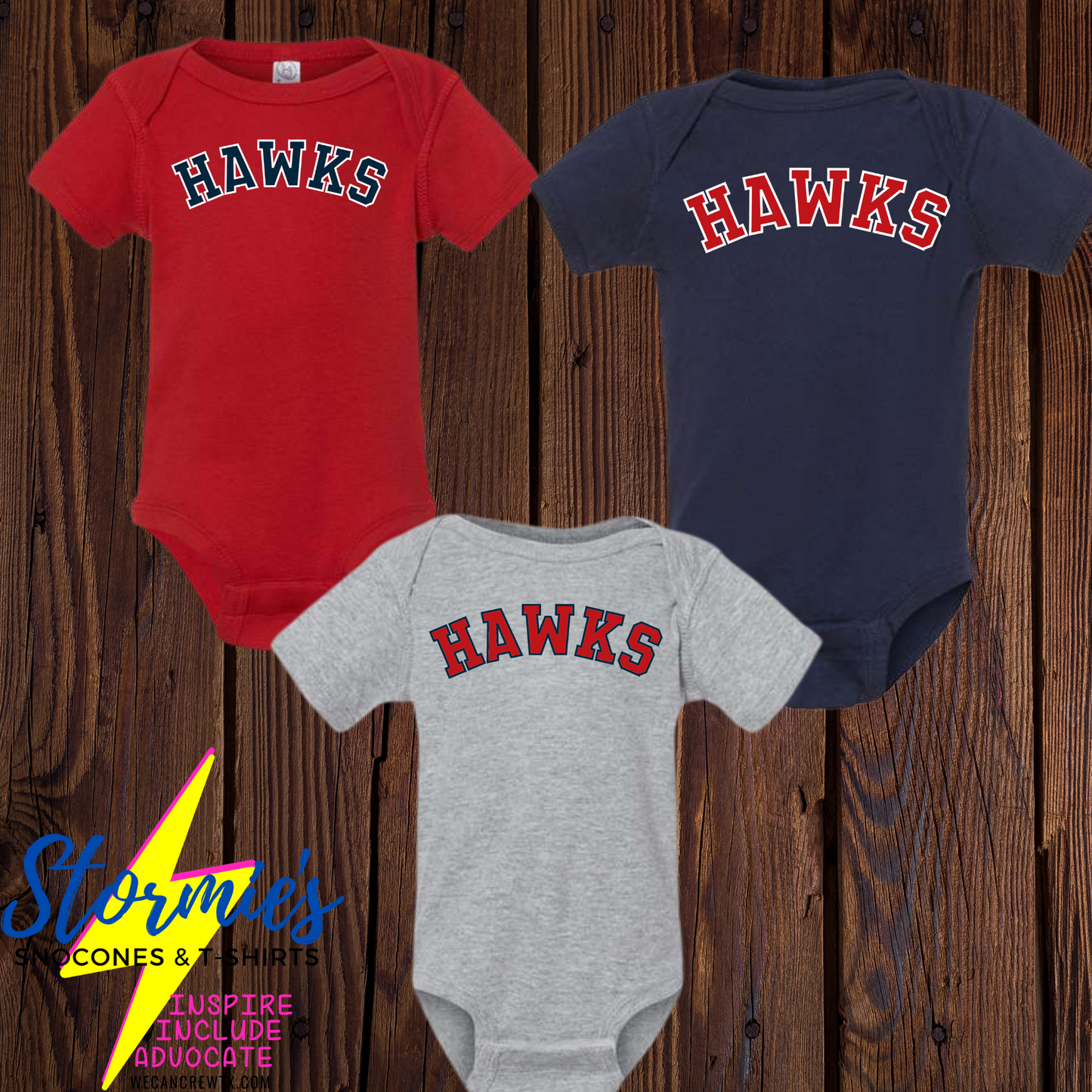 Hawks Arched Infant Bodysuit