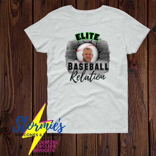 Elite Baseball Custom Picture Relation Shirt