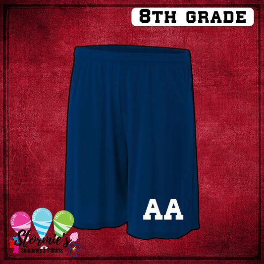 HJ Athletics Uniform SHORT ONLY - NAVY 8th Grade- DIFFERENT BRAND THAN AUGUST SALE