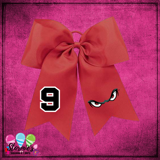 Storm Red Hair Bow