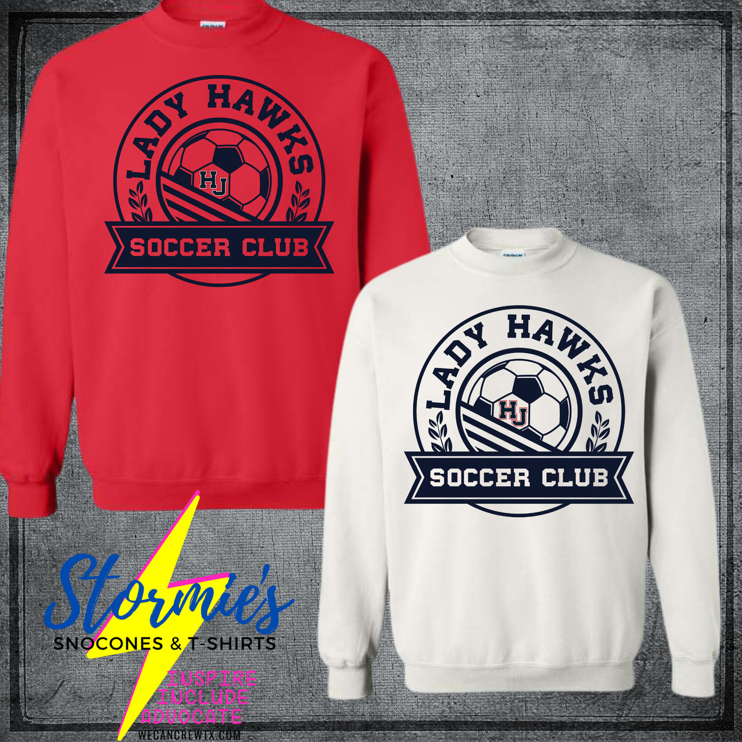 Lady Hawks Soccer Club 2025 - Sweatshirt & Hoodie & Long Sleeve Shirt