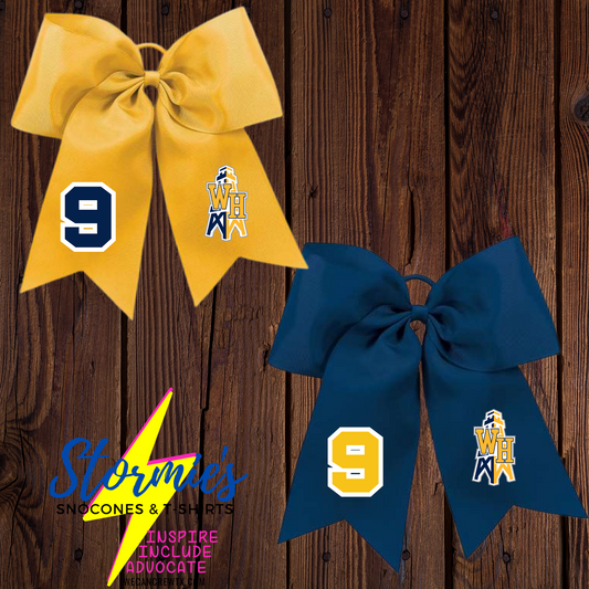 West Hardin Lady Oilers Hair Bow