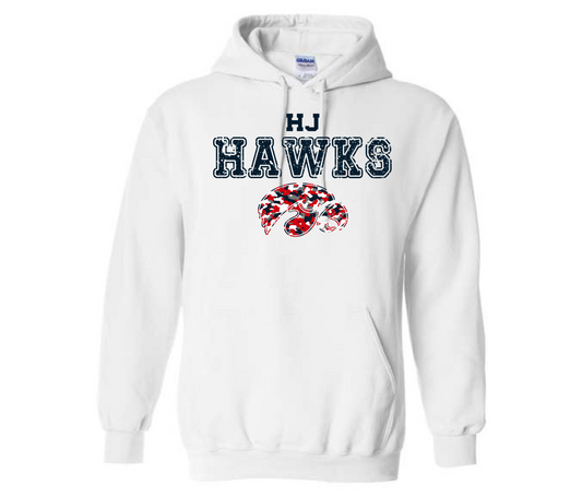 Hawks Football 2023 White Sweatshirt & Hoodie & Long Sleeve Shirt