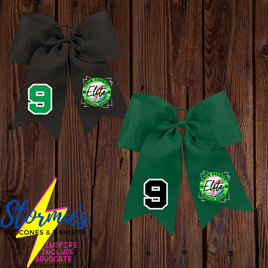 Elite Logo Hair Bow