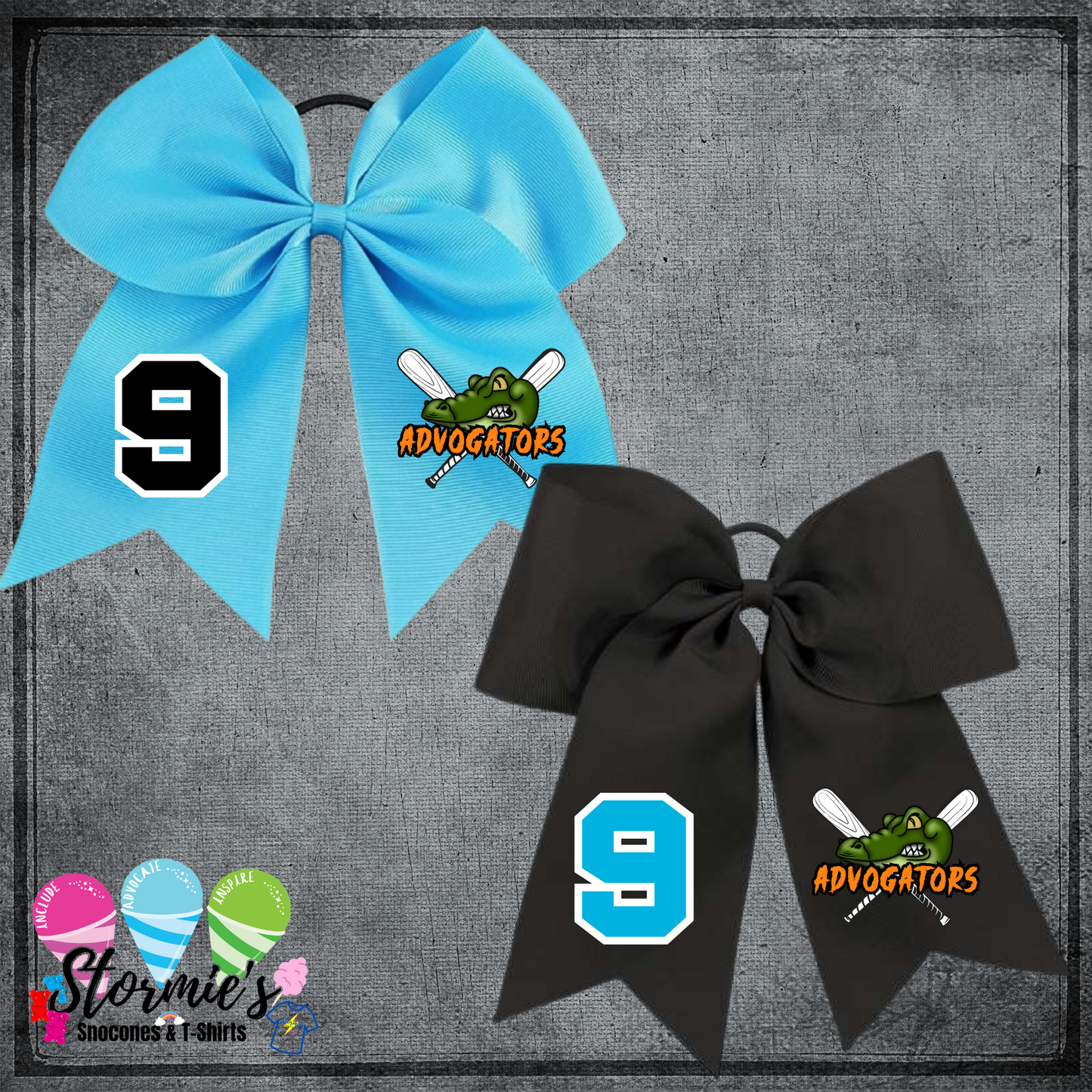 Advogators Baseball 2025 Hair Bow