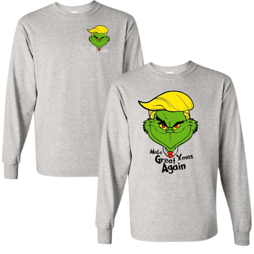 Trump Grinch Sweatshirt & Tshirt