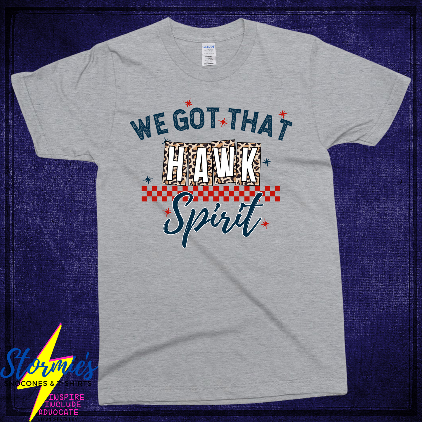 We Got That Hawk Spirit Cheetah HJ Gray Shirt