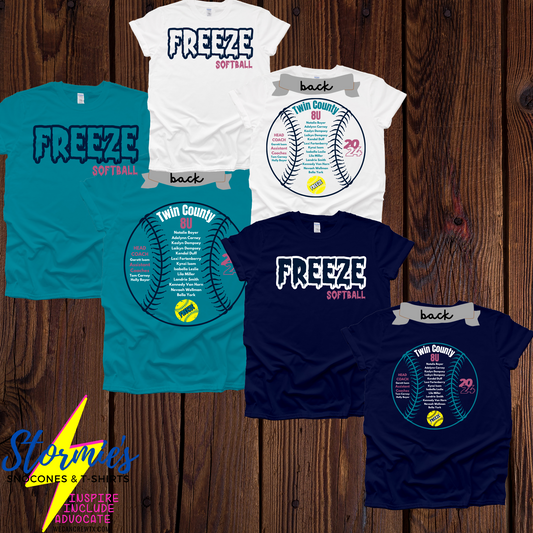 Freeze 8U Twin County 2024 Shirt