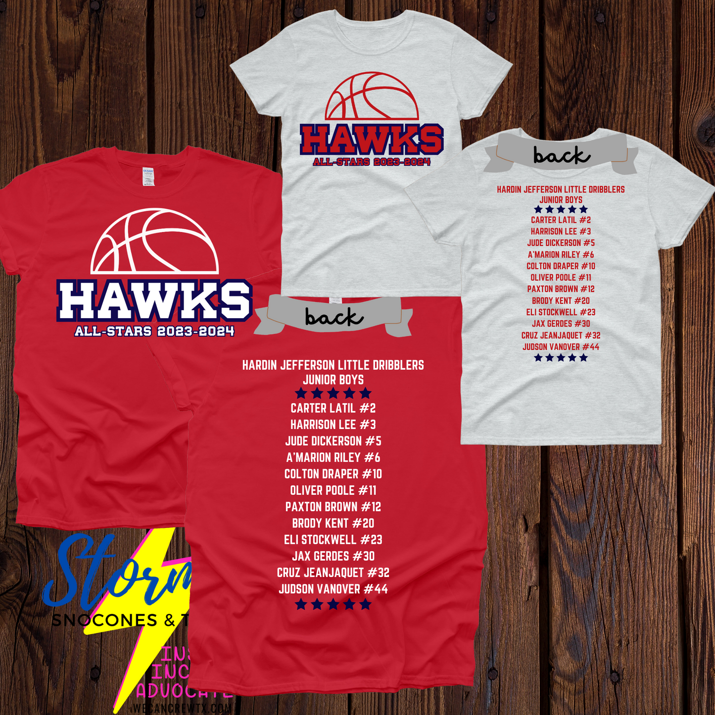 Hawks Basketball All-Stars 2023-2024 Shirt