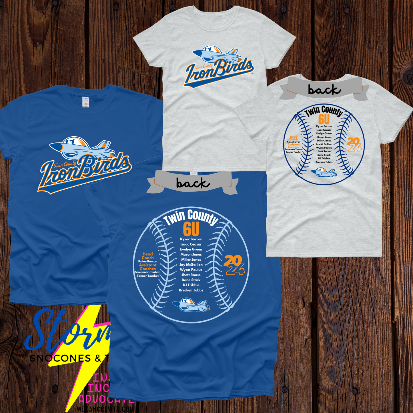 Ironbirds 6U Twin County 2024 Shirt