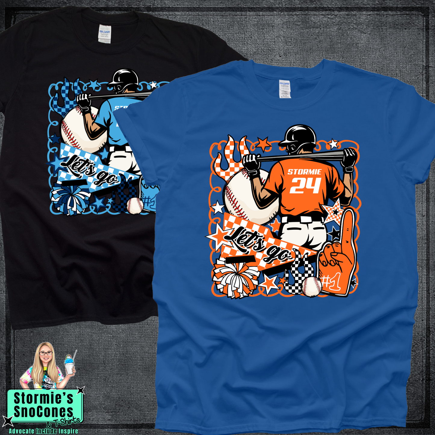 Baseball Custom Name Player Team Shirt