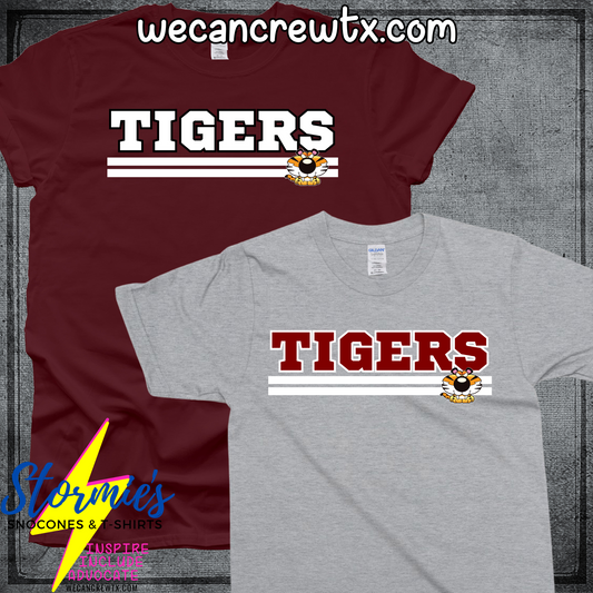 Devers Tigers Lines Logo Shirt