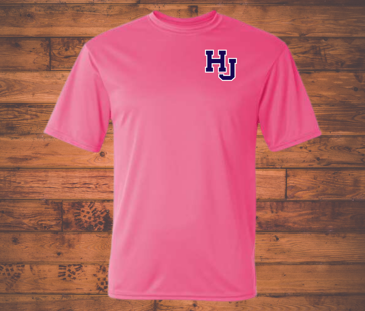 HJ Pocket Pink Dry fit Shirt