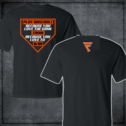 Franchise Baseball Diamond DRY FIT Black Shirt