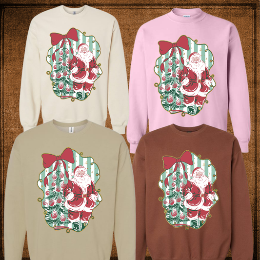 Vintage Santa Window Sweatshirt