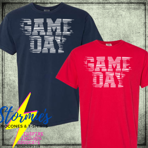 Game Day Distressed Comfort Colors Shirt