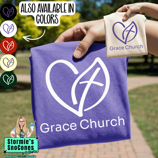 Grace Church Gildan Comfort Colors Tultex Shirt