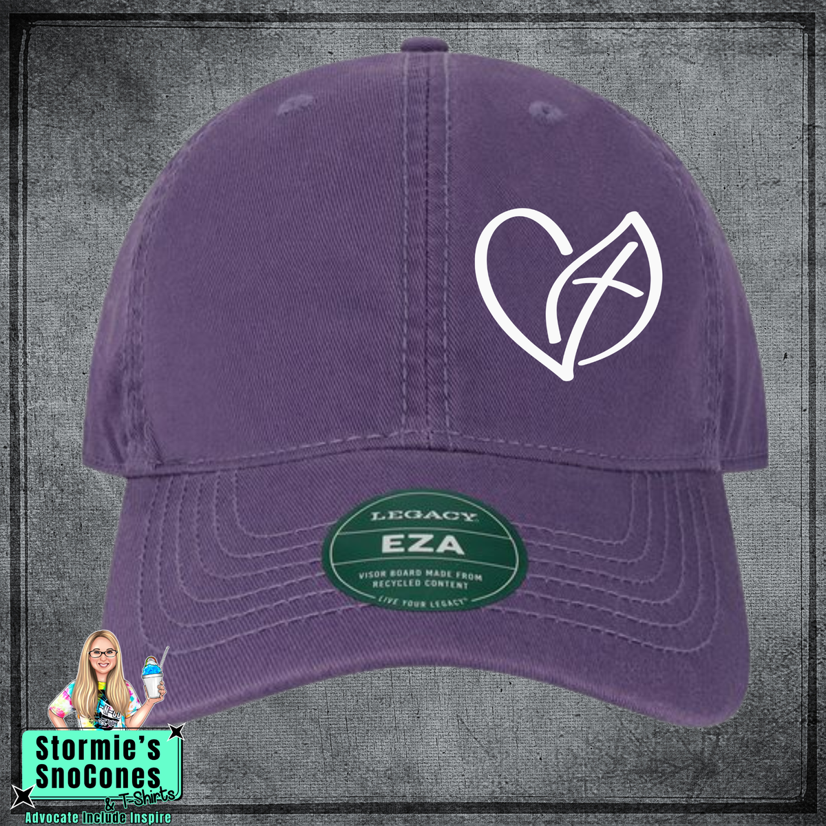 Grace Church Purple Legacy Dad Hat Embroidered Hat - PICK UP ONLY