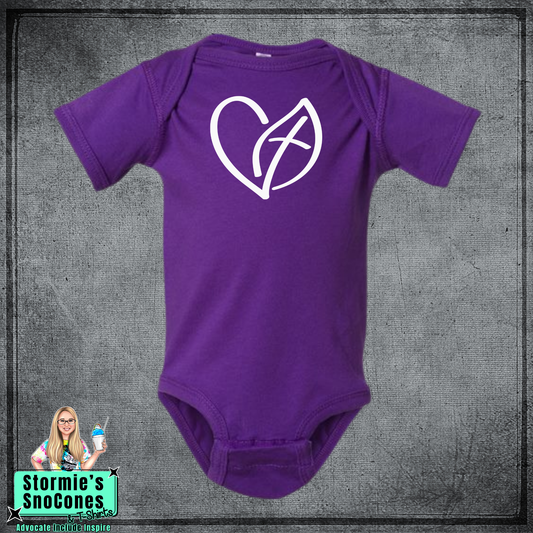 Grace Church Purple Infant Bodysuit