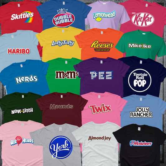 Candy Group Costume Gildan Comfort Colors Tultex Shirt