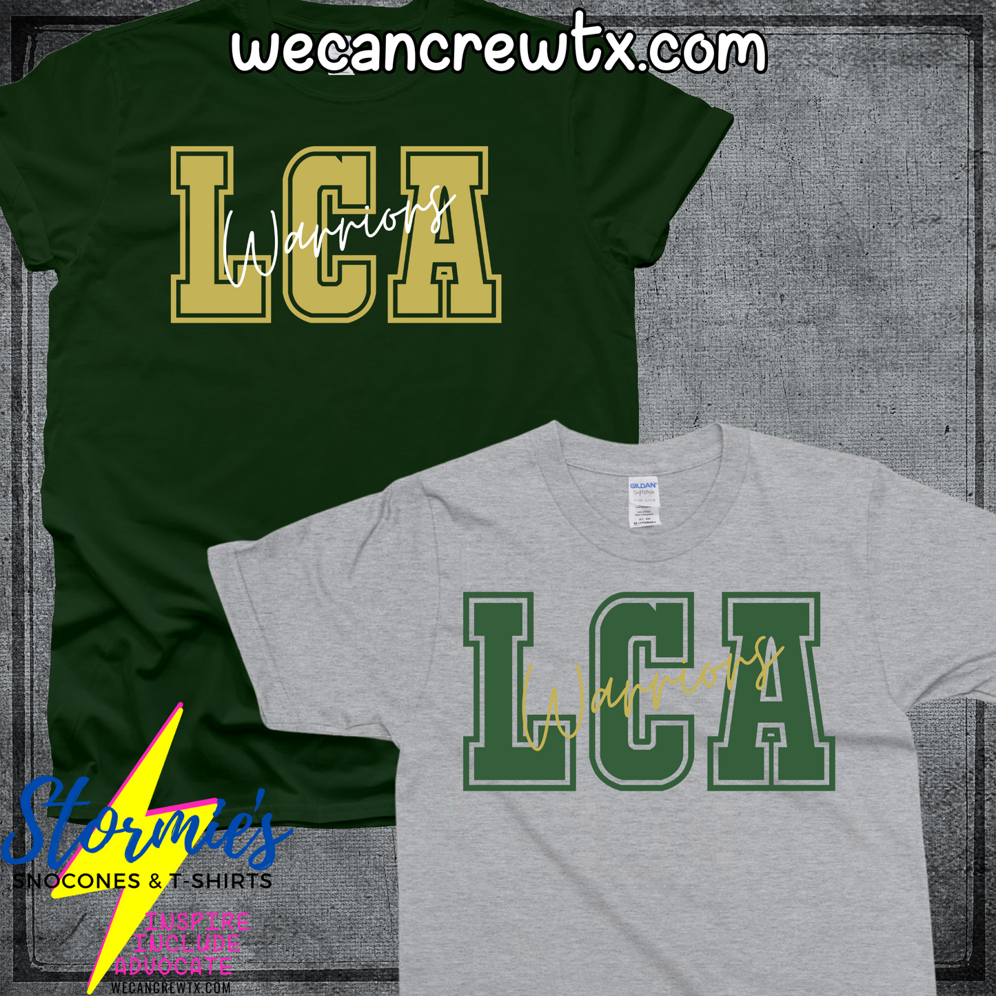 Legacy Warriors LCA Initials Cursive Shirt