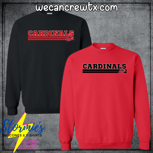 Lamar University Cardinals Lines Logo Sweatshirt