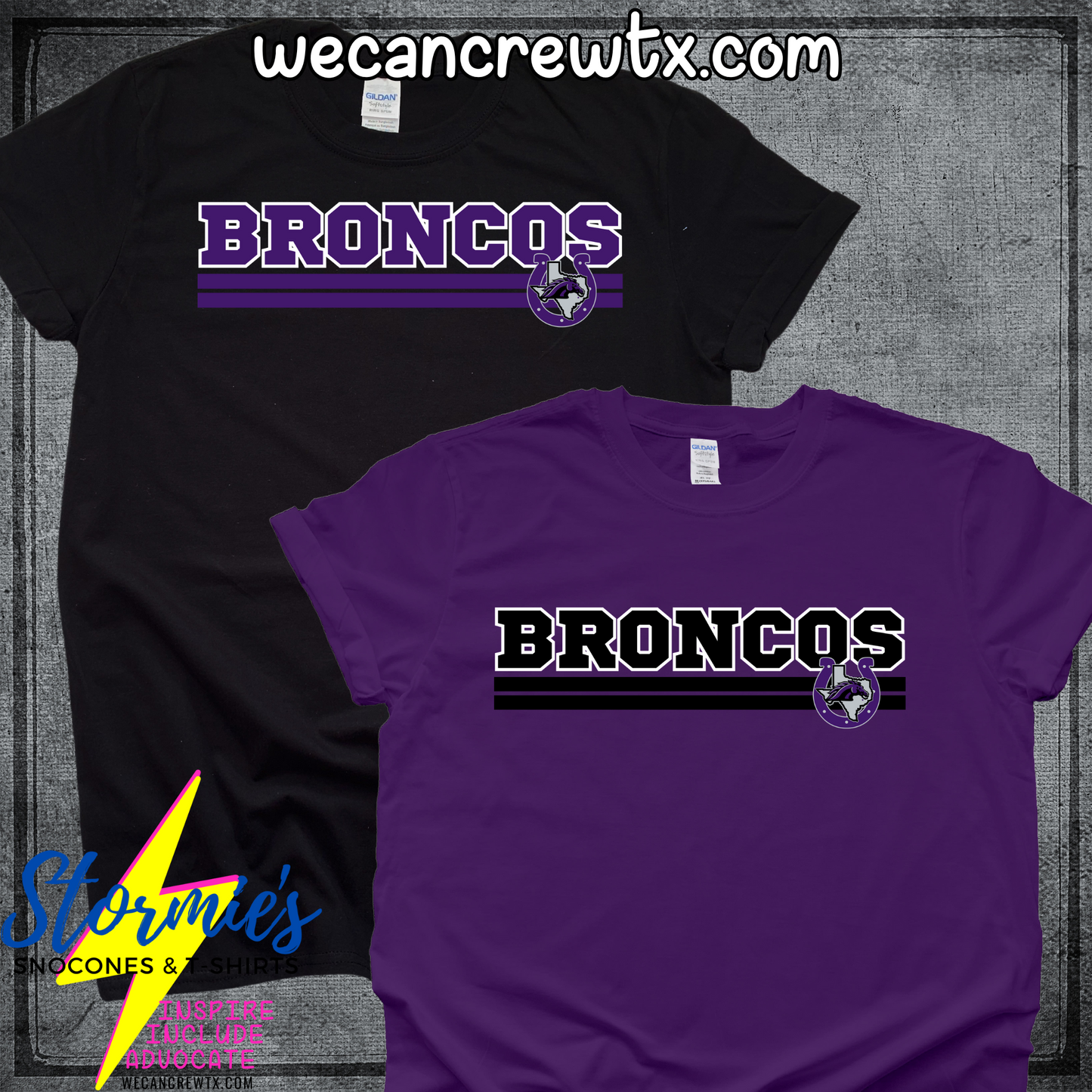 Dayton Broncos Lines Logo Shirt