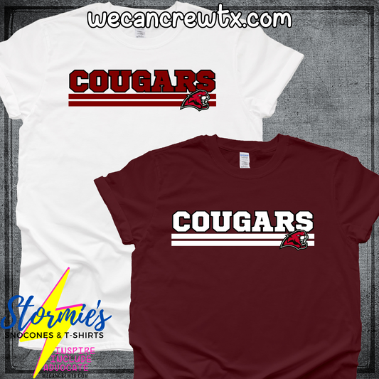 Munford Cougars Lines Logo Shirt