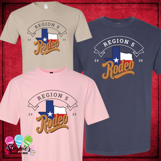 Rodeo Logo Region 5 Shirt