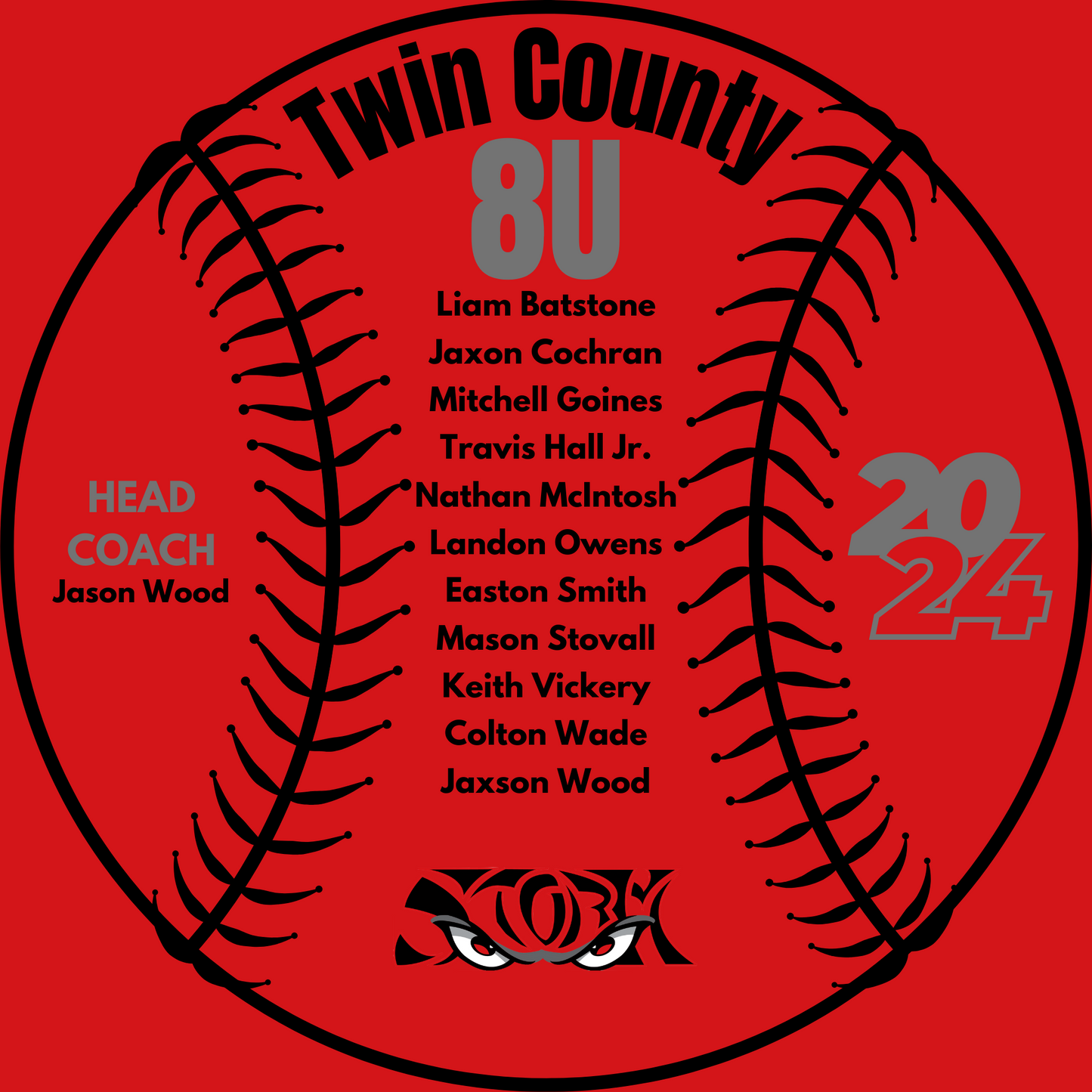 Storm Twin County 8U Shirt 2024