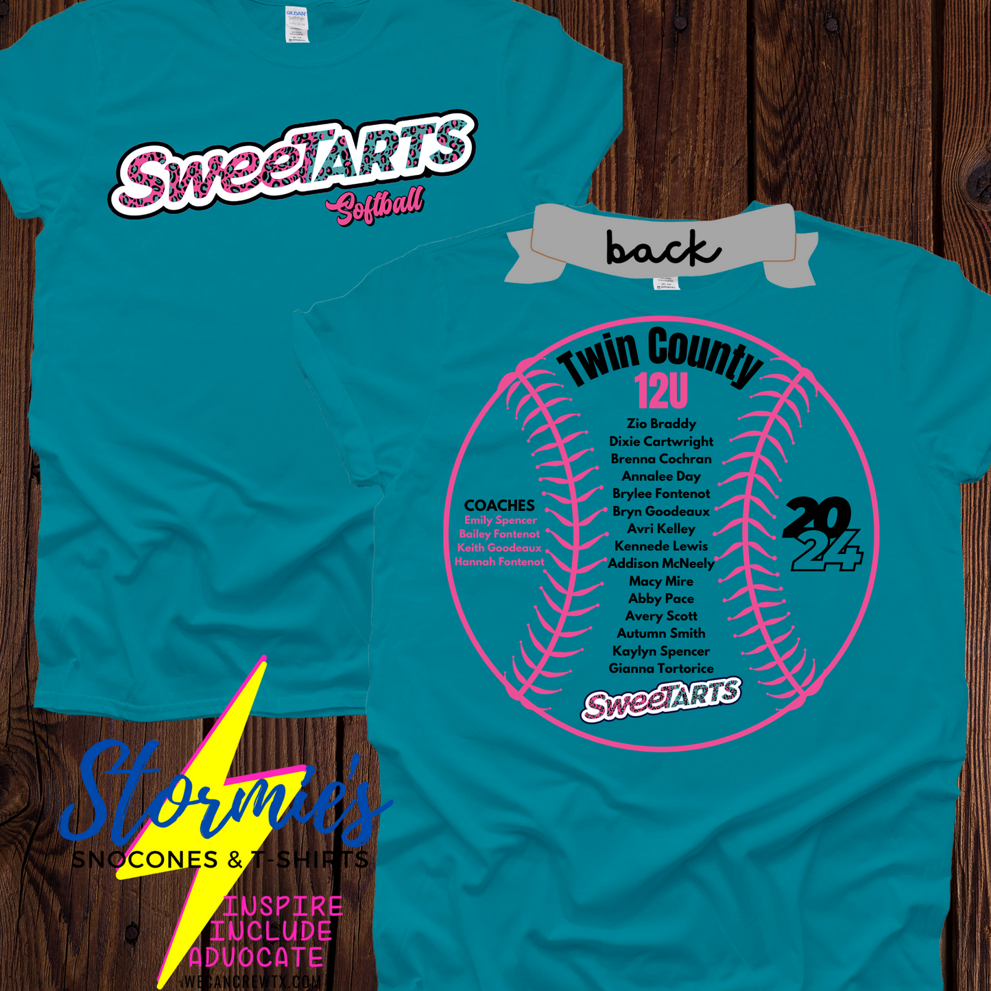 Sweetarts softball 12U Twin County 2024 Shirt