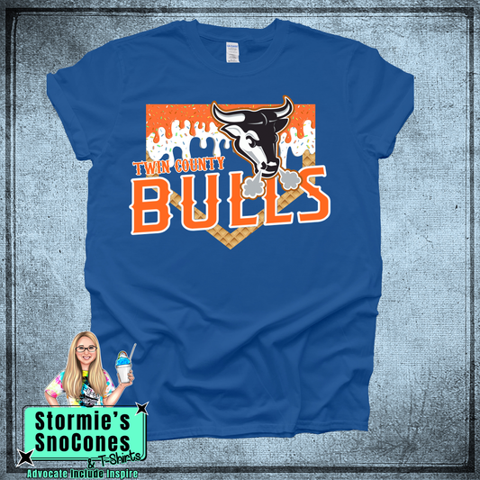 Bulls Baseball Drip 2026 Royal Blue Dryblend or Dryfit Shirt