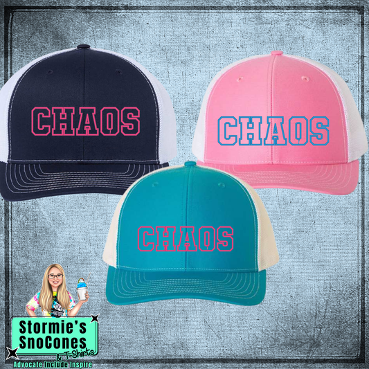 Chaos Richardson Mesh Back Embroidered Hat - PICK UP ONLY