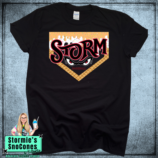 Storm Baseball Drip 2026 Black Dryblend or Dryfit Shirt