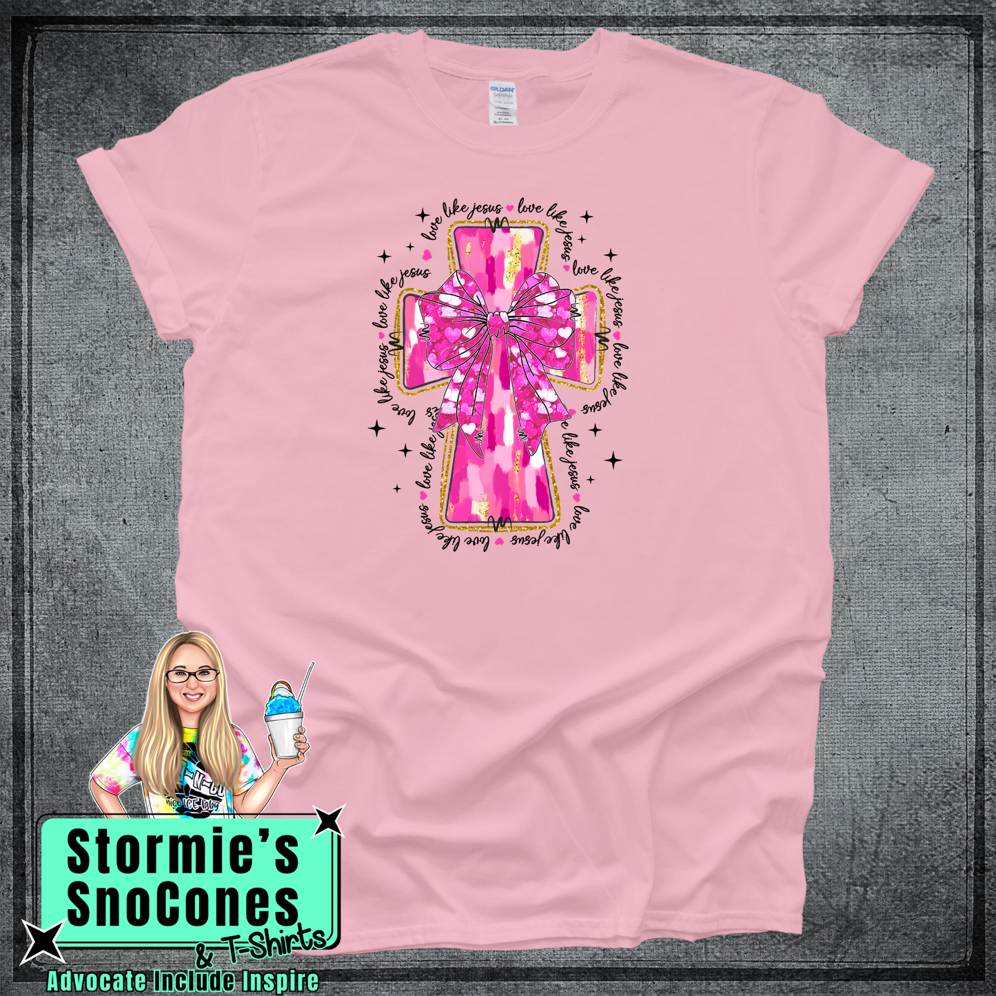 Love Like Jesus Cross Tshirt