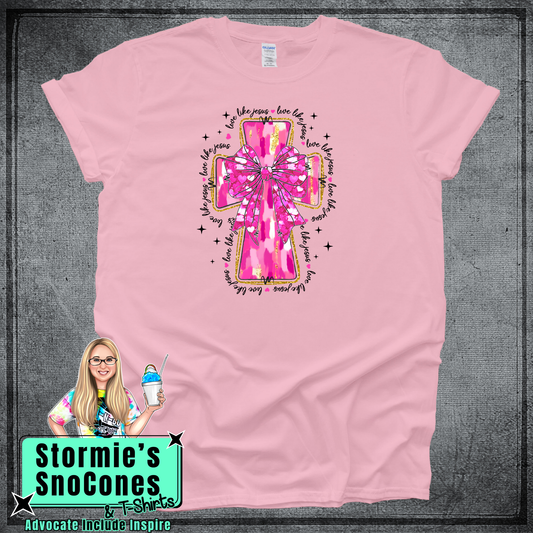 Love Like Jesus Cross Tshirt