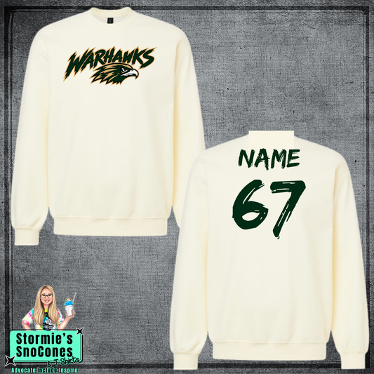 Warhawks Baseball Logo Cream Softstyle Sweatshirt & Hoodie & Long Sleeve Shirt