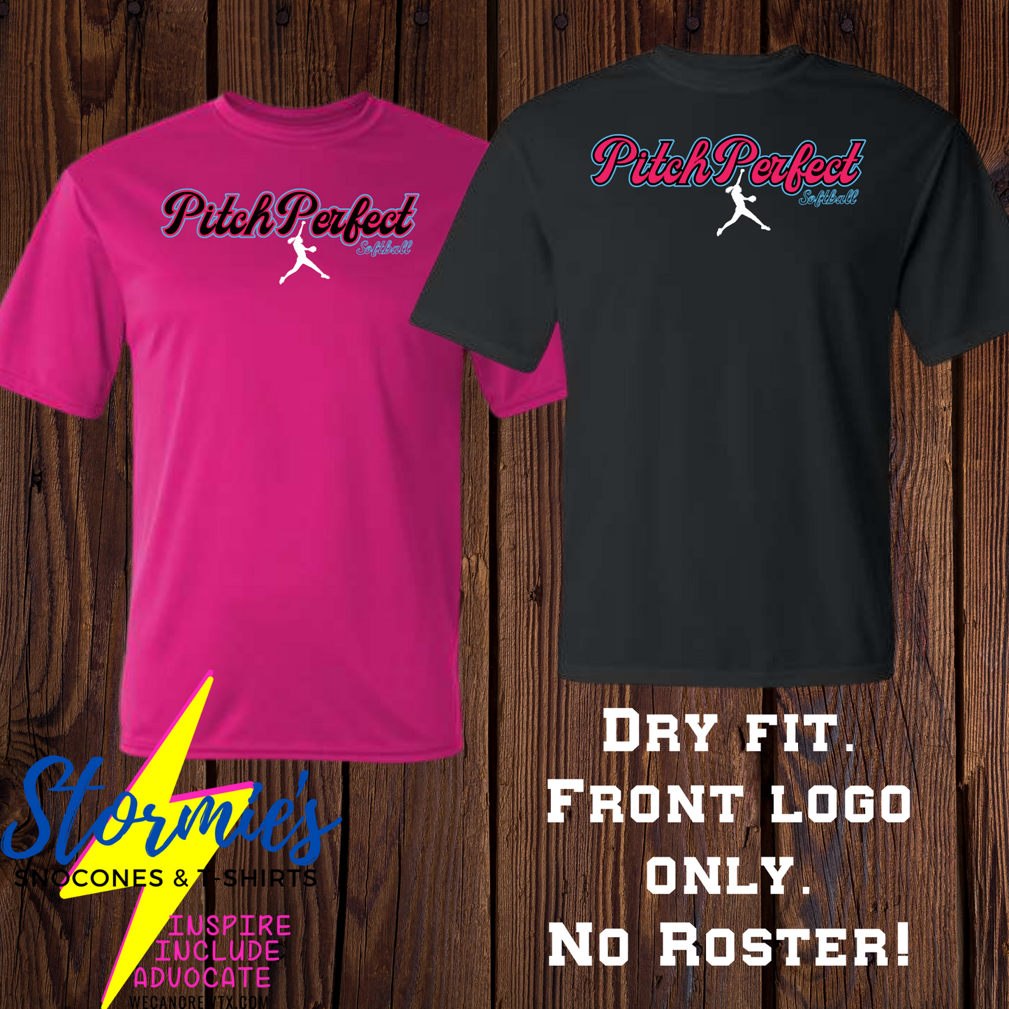 Pitch Perfect softball 8U 2024 Dry Fit Shirt