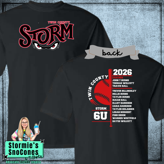 Storm 6U Twin County 2026 Black Dry Fit Shirt