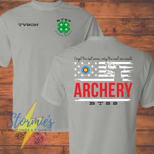 4H Archery Silver Dry Fit Shirt