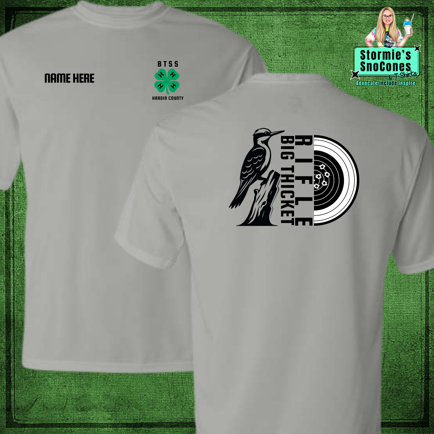 4H Rifle Big Thicket Silver Dry Fit Shirt