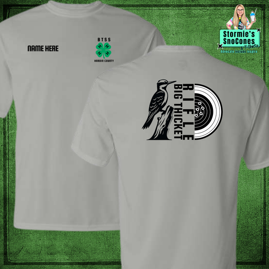 4H Rifle Big Thicket Silver Dry Fit Shirt