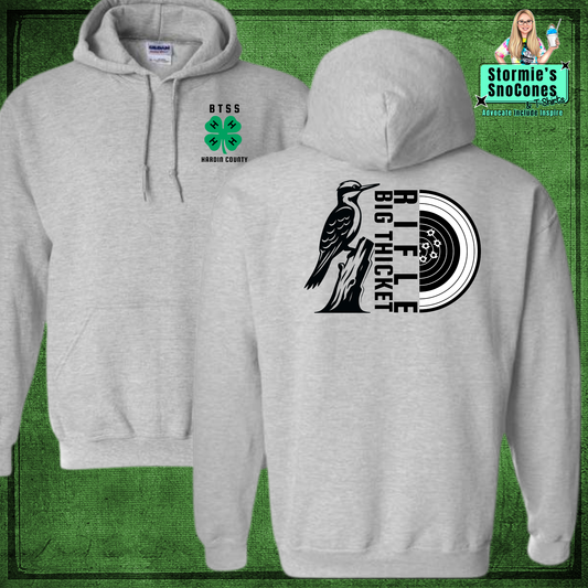 4H Rifle Big Thicket Gray Shirt & Sweatshirt & Hoodie & Long Sleeve Shirt